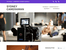 Tablet Screenshot of cameramansydney.com